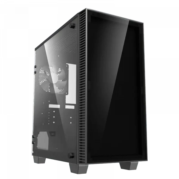 Компьютерный корпус Gamemax H608 Mini Abyss, Mini-Tower, Без блока питания, Чёрный