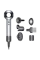 Uscător de păr Dyson Supersonic HD11, 1600W, Nichel/Argintiu