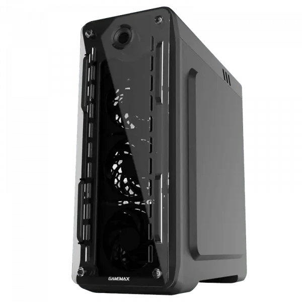 Компьютерный корпус Gamemax Optical G510, Midi-Tower, Без блока питания, Чёрный