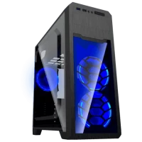 Carcasă PC Gamemax G563, Midi-Tower, Fără PSU, Negru