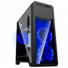 Carcasă PC Gamemax G563, Midi-Tower, Fără PSU, Negru
