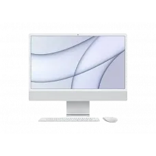 Computer All-in-One Apple iMac A2438, M1 with 8-core CPU and 8-core GPU, 16GB/512GB, Mac OS Big Sur, Argintiu