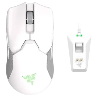 Gaming Mouse RAZER Viper Ultimate with Charging Dock, Alb