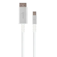 Cablu Video Moshi Mini DisplayPort to DisplayPort Cable, 1,5m, Alb