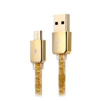 Cablu încărcare și sincronizare Remax RC-016m, USB Type-A/micro-USB, 1m, Auriu
