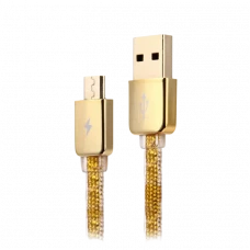 Cablu încărcare și sincronizare Remax RC-016m, USB Type-A/micro-USB, 1m, Auriu