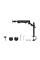 Suport birou pentru monitoare HyperX Armada Single, Negru