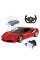 Jucărie cu telecomandă Rastar Ferrari 488 GTB & VR Glasses, 1:14, Roșu (79800/75600)
