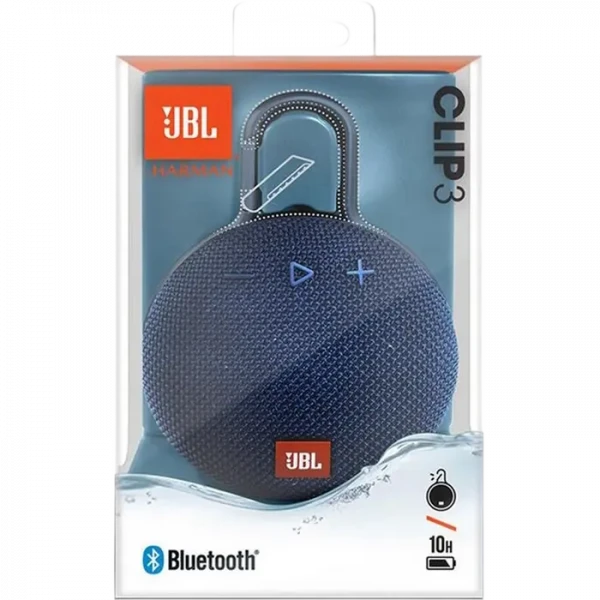 Портативная колонка JBL Clip 3, Синий