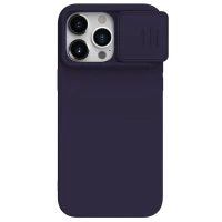 Чехол Nillkin iPhone 15 Pro, CamShield Silky Silicone, Dark Purple