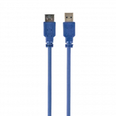 Удлинитель Cablexpert CCP-USB3-AMAF-6, USB Type-A (F)/USB Type-A (M), 1,8м, Синий