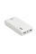 Acumulator extern Rivacase VA2572, 20000mAh, Alb