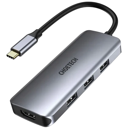 USB-концентратор Choetech HUB-M19, Серый