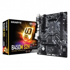 Placă de bază Gigabyte B450M S2H, AM4, AMD B450, Micro-ATX