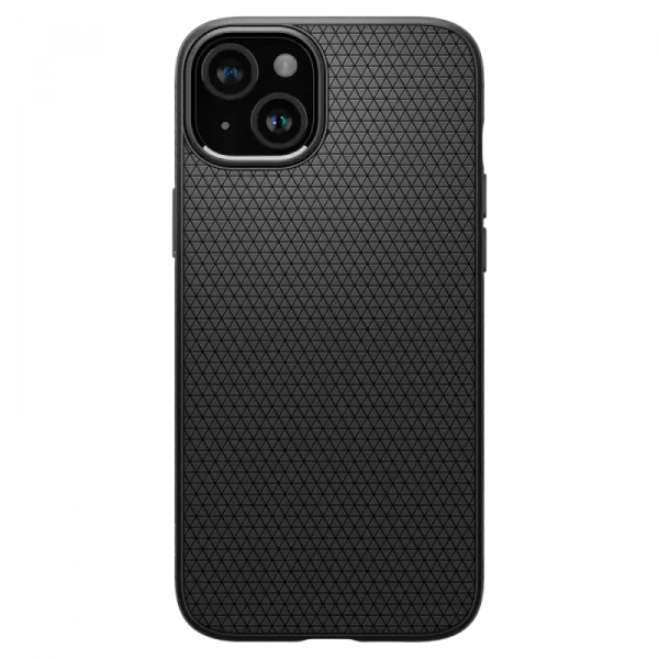 Husă Spigen iPhone 15 Plus Liquid Air, Negru Mat