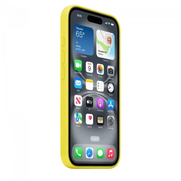 Чехол Apple iPhone16 Silicone Case with MagSafe, Star Fruit