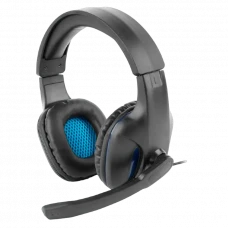 Căști gaming Gembird GHS-04, Cu fir, Negru/Albastru