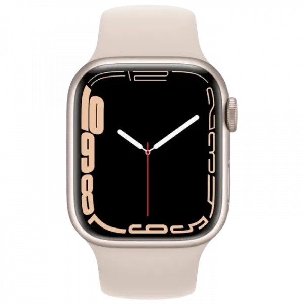 Ceas inteligent Apple Watch Series 7 GPS, 41mm, Starlight