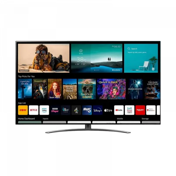 55 LED SMART TV LG 55NANO816PA, 3840x2160 4K UHD, webOS, Negru