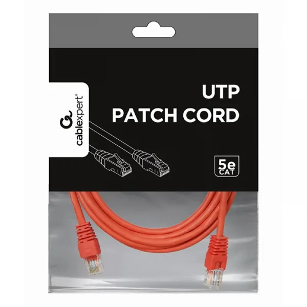 Патч-корд Cablexpert PP12-3M/R, CAT5e UTP, 3м, Красный