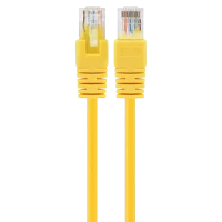 Patch cord Cablexpert PP12-1M/Y, CAT5e UTP, 1m, Galben