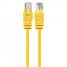 Patch cord Cablexpert PP12-1M/Y, CAT5e UTP, 1m, Galben