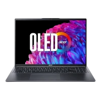 Laptop 16 Acer Swift Go 16 OLED SFG16-72, Steel Gray, Intel Core Ultra 7 155U, 16GB/1024GB, Linux eShell