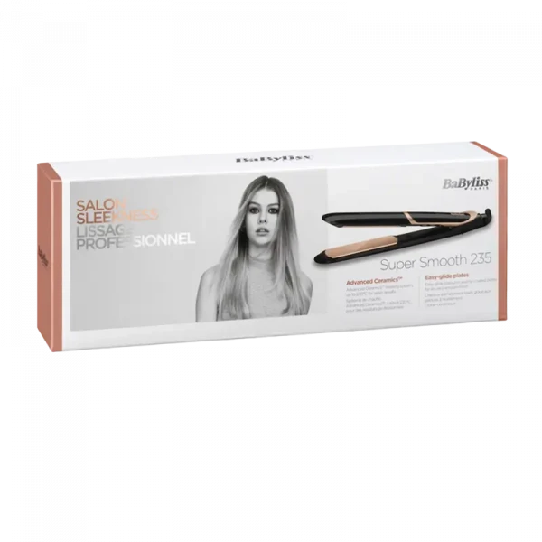 Выпрямитель для волос BaByliss Super Smooth ST393E, Чёрный