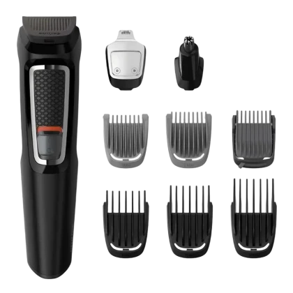 Trimmer pentru bărbați Philips Multigroom Series 3000 MG3740/15, Negru