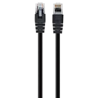 Patch cord Cablexpert PP12-0.5M/BK, CAT5e UTP, 0,5m, Negru