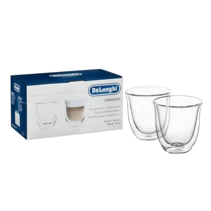 Набор стаканов DeLonghi 190 мл 2 шт, Прозрачный