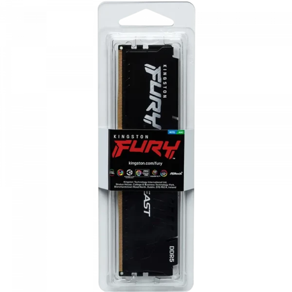 Оперативная память Kingston FURY Beast, DDR5 SDRAM, 6400 МГц, 16Гб, KF564C32BB-16
