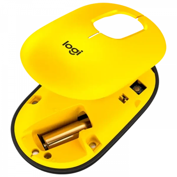 Mouse Wireless Logitech POP, Galben