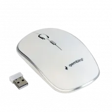 Mouse Wireless Gembird MUSW-4B-01-W, Alb
