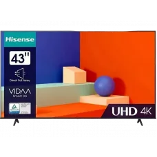 43 LED SMART TV Hisense 43A6K, 3840x2160 4K UHD, VIDAA U6.0, Negru