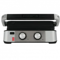 Электрический Гриль Polaris PGP2202, 2200Вт, Серебристый