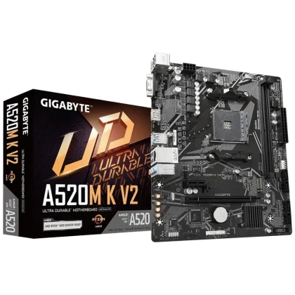 Placă de bază Gigabyte A520M K V2, AM4, AMD A520, Micro-ATX