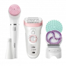 Epilator BRAUN SES9985BS, Alb/Roz