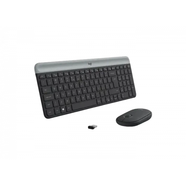 Клавиатура и мышь Logitech MK470, Беспроводное, Чёрный