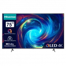 75 QLED SMART TV Hisense 75E7KQ PRO, 3840x2160 4K UHD, VIDAA U7.0, Gri