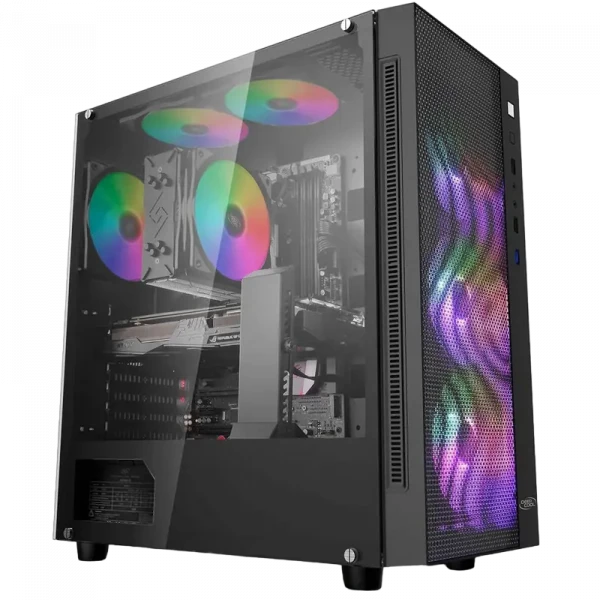Компьютерный корпус Deepcool MATREXX 55 MESH ADD-RGB 4F, Midi-Tower, ATX, Чёрный
