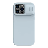 Husă Nillkin iPhone 14 Pro Max, CamShield Silky Silicone, Star Gray