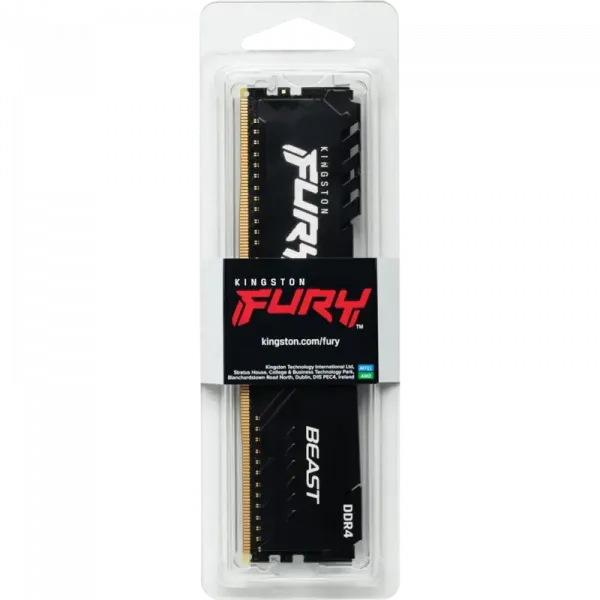 Memorie RAM Kingston FURY Beast, DDR4 SDRAM, 3200 MHz, 32GB, KF432C16BB/32