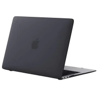 Husă pentru laptop Tech Protect Smartshell Macbook Air 13 (2018-2020), 13.3, Policarbonat, Negru mat