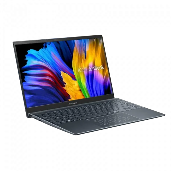 Laptop 14 ASUS Zenbook 14 UM425UA, Pine Grey, AMD Ryzen 5 5500U, 16GB/512GB, Fără SO