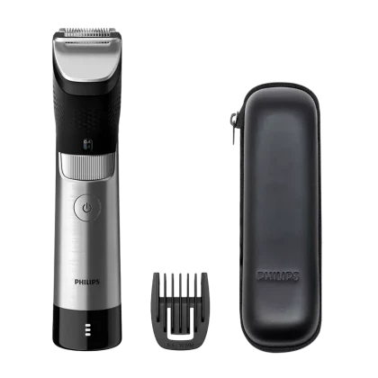 Trimmer pentru bărbați Philips BT9810/15, Argintiu/Negru