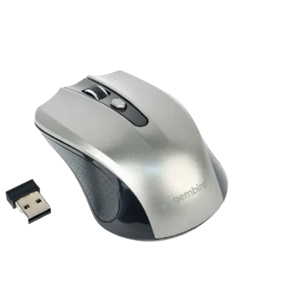 Беcпроводная мышь Gembird MUSW-4B-04-BG, Чёрный/Серый