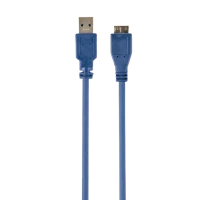 Кабель для зарядки и синхронизации Cablexpert CCP-mUSB3-AMBM-10, USB Type-A/Micro BM, 3м, Синий
