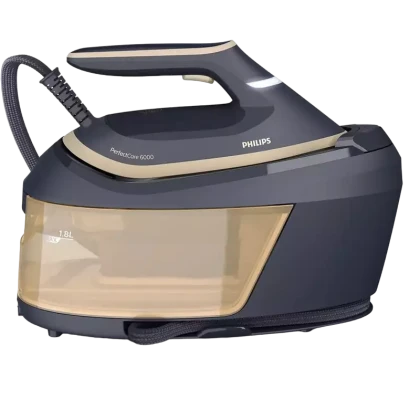 Утюг с парогенератором Philips PSG6066/20, 2400Вт, Синий | Золотой