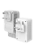 Wi-Fi + Powerline adapter TP-LINK TL-WPA7617 KIT, AV1000, 1000 Mbps, Alb
